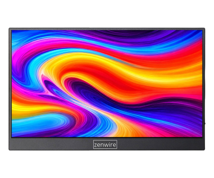 Monitor LED 21" i mniejszy Zenwire Monitor Przenośny 15,6 cali USB-C Full HD 1920x1080 HDMI